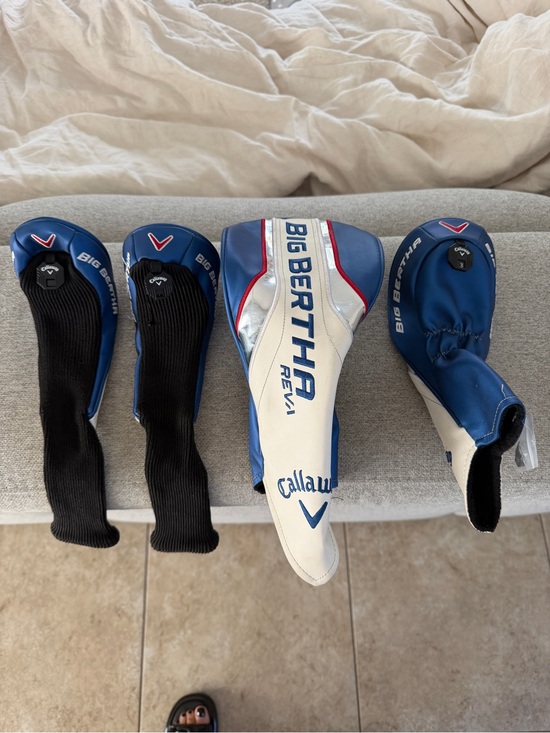 Callaway Accessories - Callaway Blue, White & Red Big Bertha Headcover Set